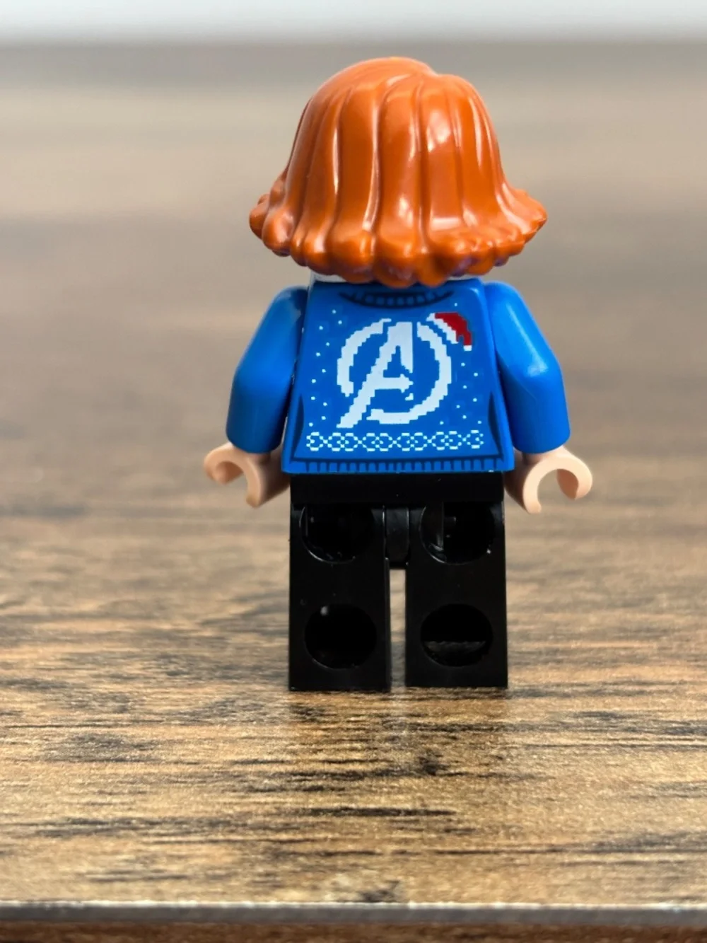 LEGO Black Widow Christmas Holiday Sweater Marvel Minifigure 76267 NEW sh0907